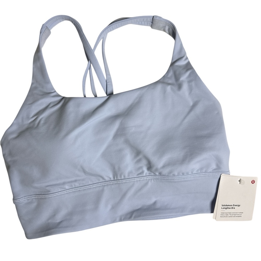 Lululemon Energy Longline Bra NWT Size 6, chalk